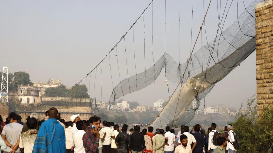 MORBI BRIDGE COLLAPSED