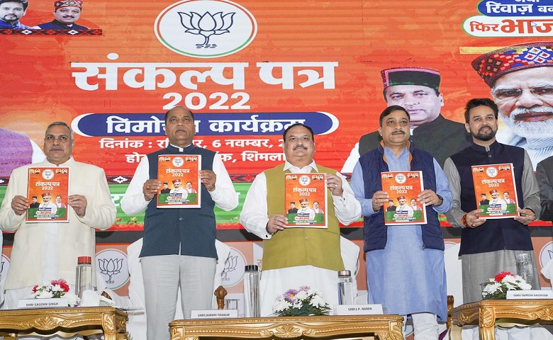 BJP manifesto for Himachal polls