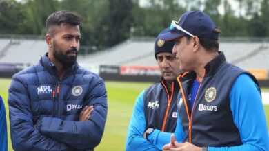 Hardik Pandya and VVS Laxman