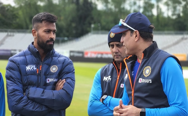 Hardik Pandya and VVS Laxman