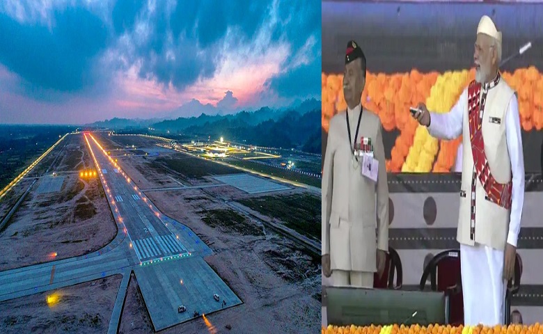 PM inaugurates first greenfield airport