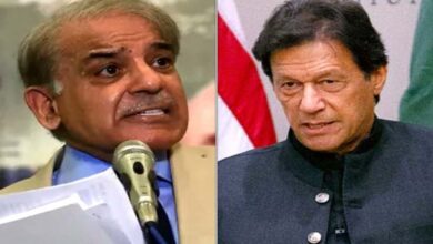 Shahbaz Sharif and Imran Khan