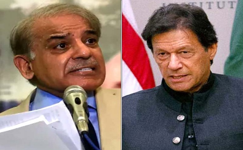 Shahbaz Sharif and Imran Khan