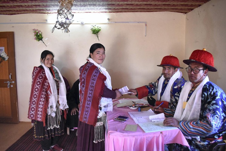 Tashigang booth voting