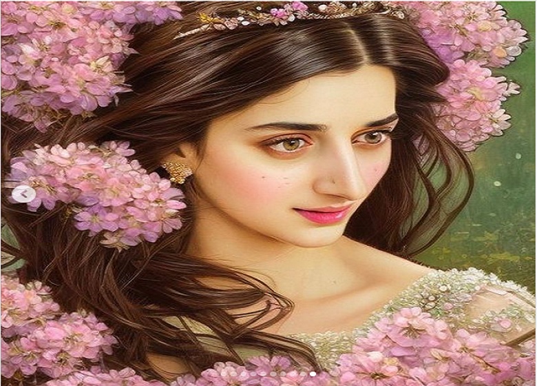 AI Photo trend of Mawra khan