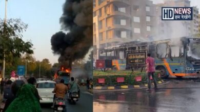 Ahmedabad BRTS FIre - Hum Dekhenge News