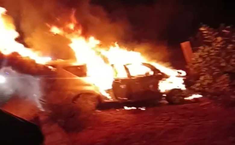 Burning Car On Highway Hum Dekhenge