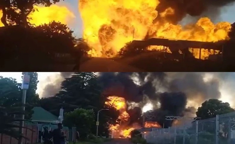 Gas Tanker Explodes In South Africa