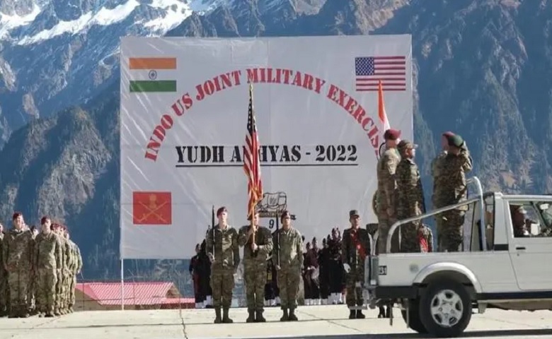 India-US joint military drills at LAC