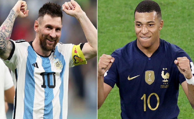 Messi and Mbappe