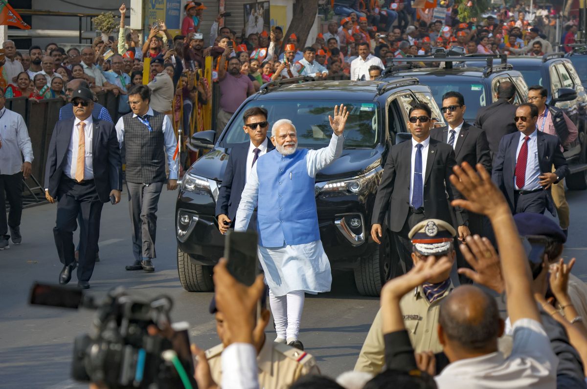 Gujarat elections: PM Modi votes