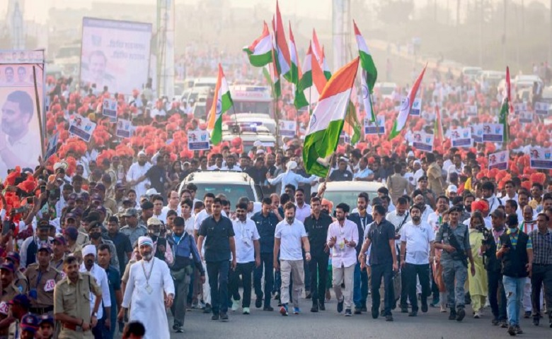 Rahul Gandhi in Bharat Jodo Yatra