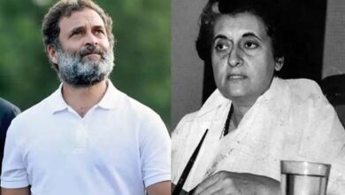 Rahul and Indira Gandhi