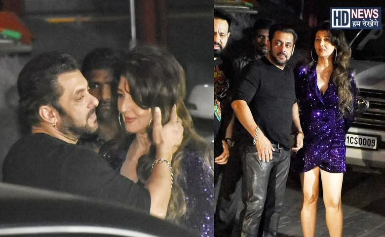 Salman Khan with Sangita Bijlani - Hum Dekhenge News