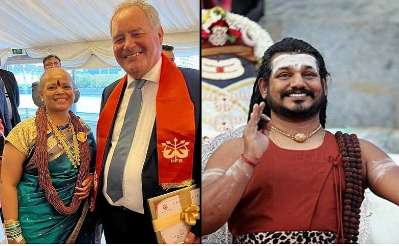 UK Conservative leaders and Nithyananda