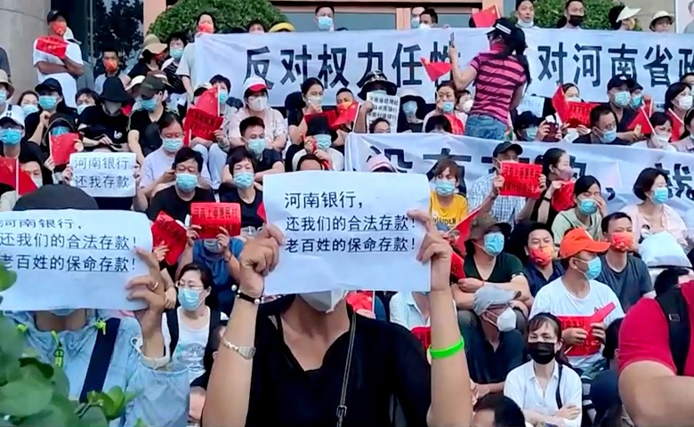 Zero-Covid-Policy-protest in china