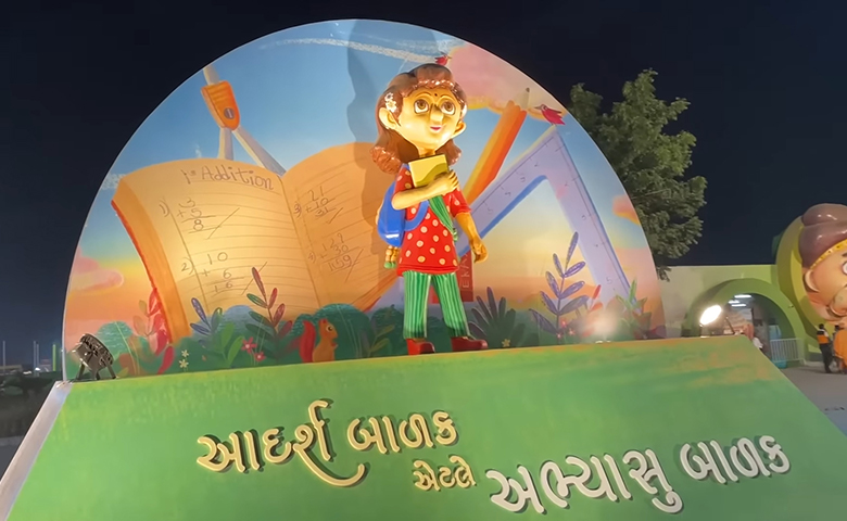 પ્રમુખસ્વામી શતાબ્દી મહોત્સવમાં 'ગ્લો ગાર્ડન', જાણો શું છે આની ખાસિયત..... - humdekhengenews