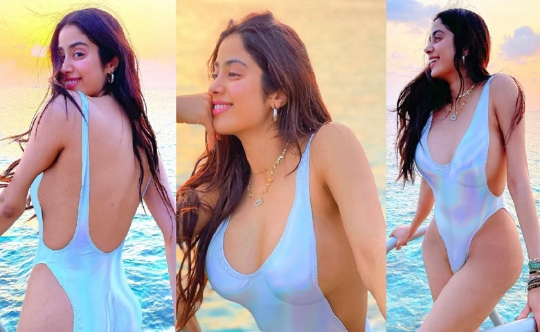 actress Janhvi Kapoor in bikini