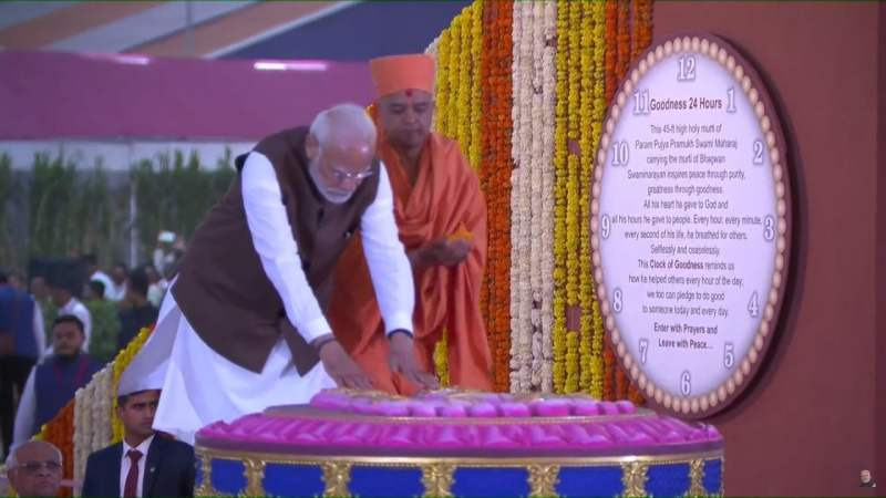 PMModi, PramukhSwamiNagar