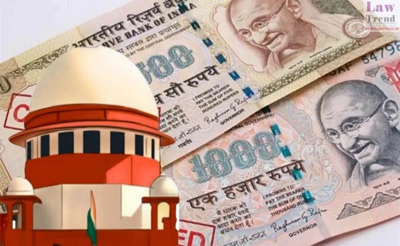 sc on demonetisation