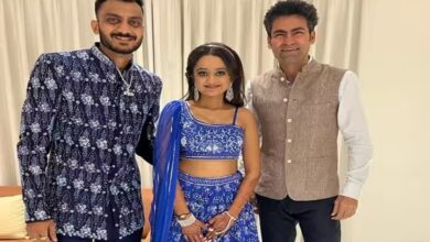 Axar Patel. Meha Patel and Mohammad kaif