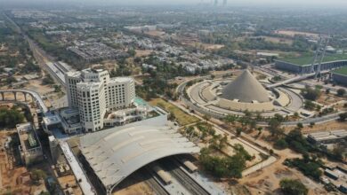 Corporationbuilding in Gandhinagar