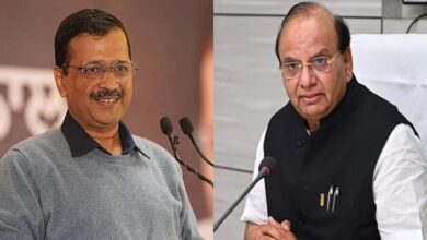 LG VK Saxena and CM Kejriwal