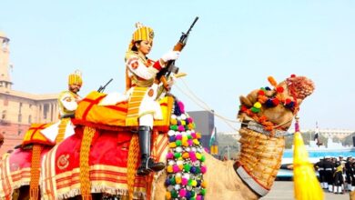 Mahila Praharis of the BSF Camel Contingent