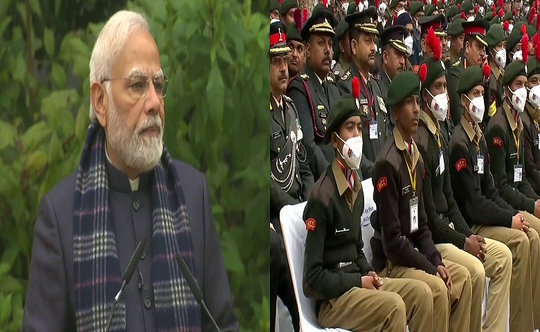 PM interacts with NCC cadets