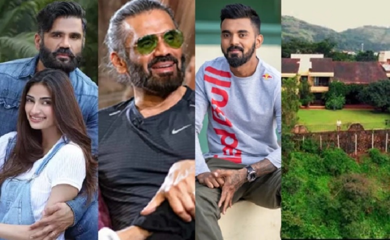 Sunil Shetty, KL Rahul, Athiya Shetty