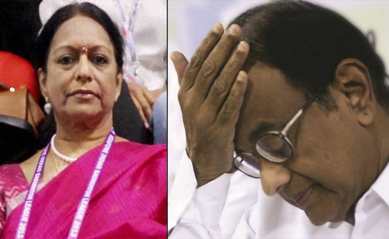 Chidambaram and wife' Nalini