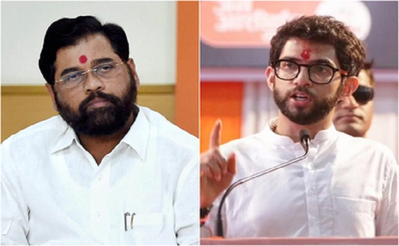 Eknath Shinde and Aditya Thackeray