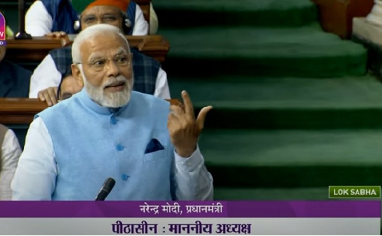 PM MOdi in lok sabha 01