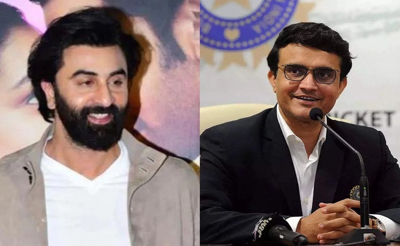 Ranbir Kapoor and Sourav Ganguly