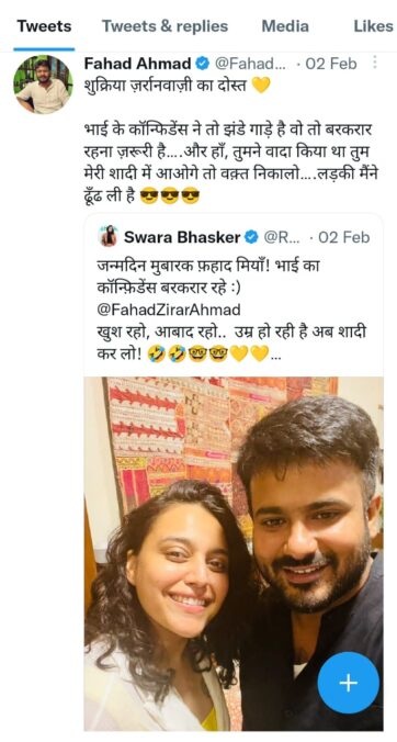 Swara Bhasker tweet