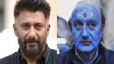 Vivek Agnihotri and Anupam Kher