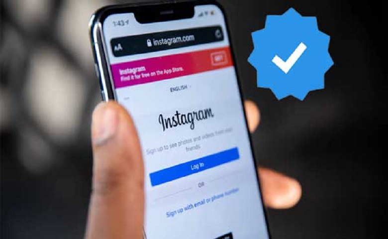 instagram blue tick