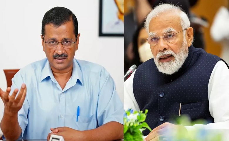 Arvind Kejriwal and PM Modi