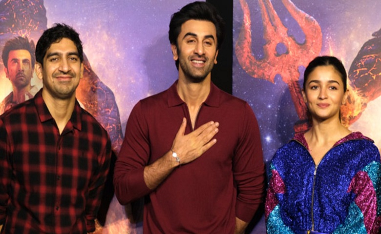 Ayan Mukhraji, Ranbir Kapoor and Alia Bhatt