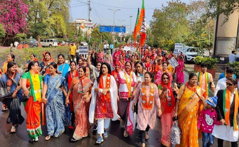 BJP Yuva Morcha protest