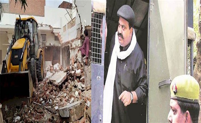 Bulldozer run on friend of Atiq Ahmed