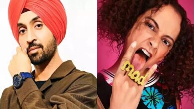 Diljit Dosanjh and Kangana Ranaut