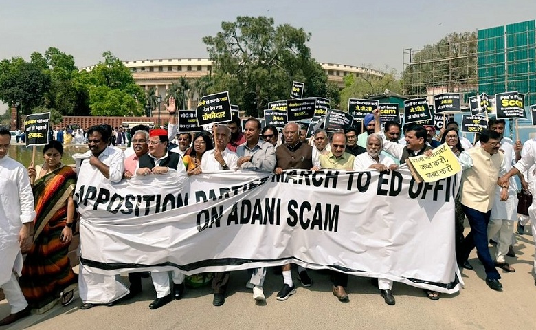 Opposition parties protest