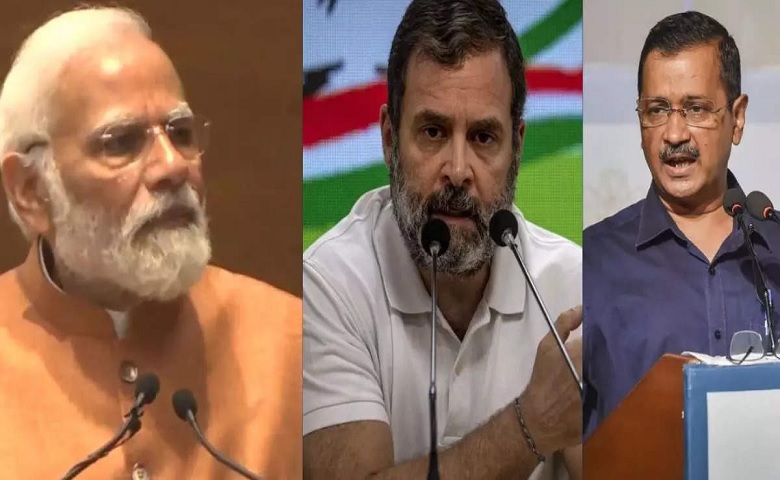 PM MODI, RAHUL GANDHI, ARVIND KEJRIWAL