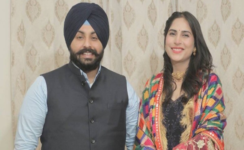 Punjab Minister Harjot Bains and Mansa SP Dr Jyoti Yadav