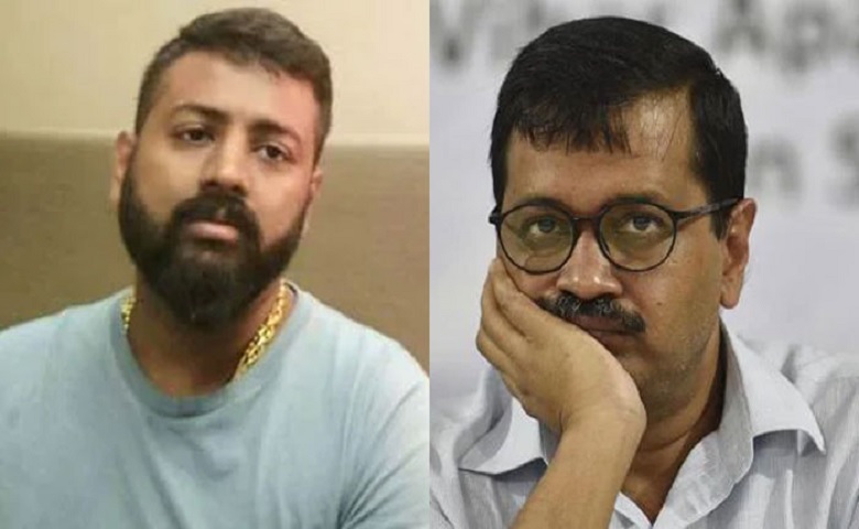 Sukesh Chandrasekhar and CM Kejriwal