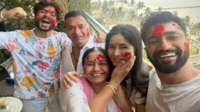 Vicky Kaushal and Katrina celebrate Holi