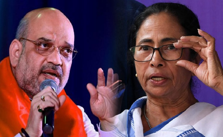 Amit shah and Mamata Banerjee