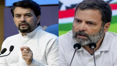 Anurag Thakur and Rahul Gandhi