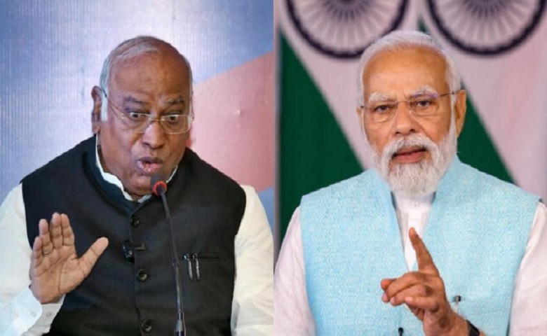 Mallikarjun Kharge and Pm Modi